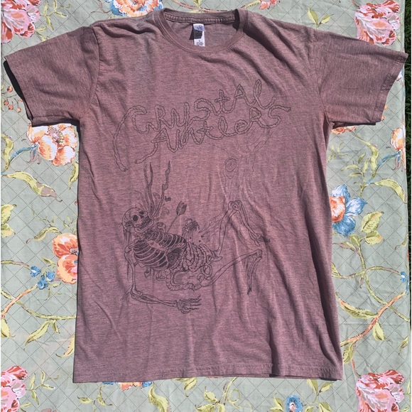 Crystal Antlers Gildan Soft Style Heather Red Band Tee Size Small ♫ rare 2010 ♫ - Picture 13 of 14